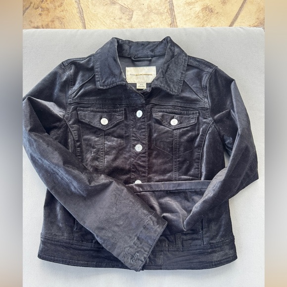 PILCRO AND THE LETTERPRESS Black Classic Velvet Jacket Size S - Picture 8 of 12